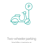 Interlude Girls Hostel - Two wheeler parking
